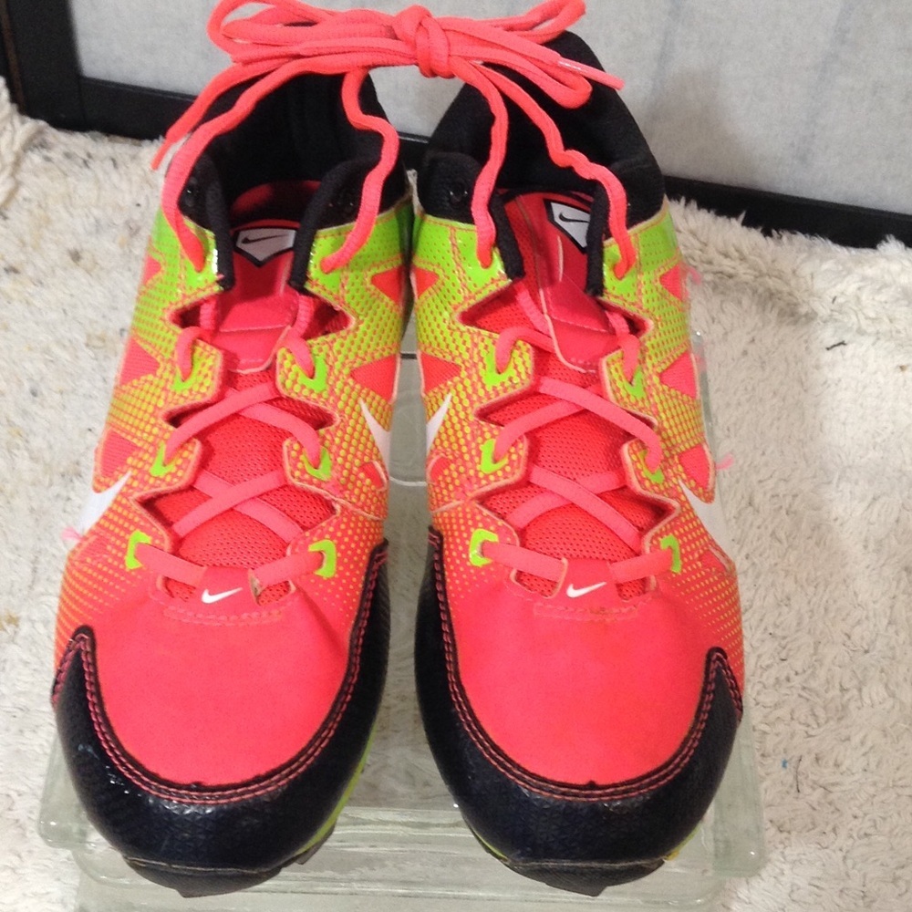 Nike Hyper Diamond neon cleats/sneakers